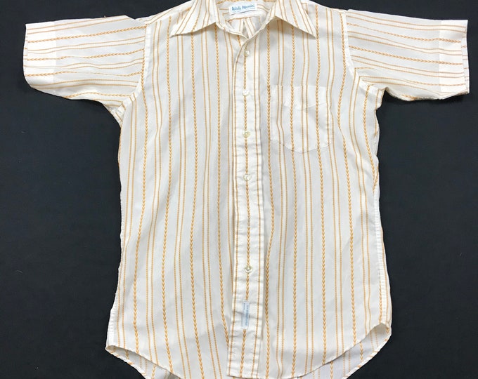 Vintage 70s80s Mens Dress Shirt Button Down Mens Vintage Etsy