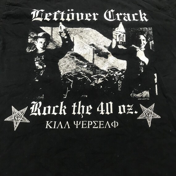 Vintage 90s,00s, leftover crack, 40oz, punk rock,
