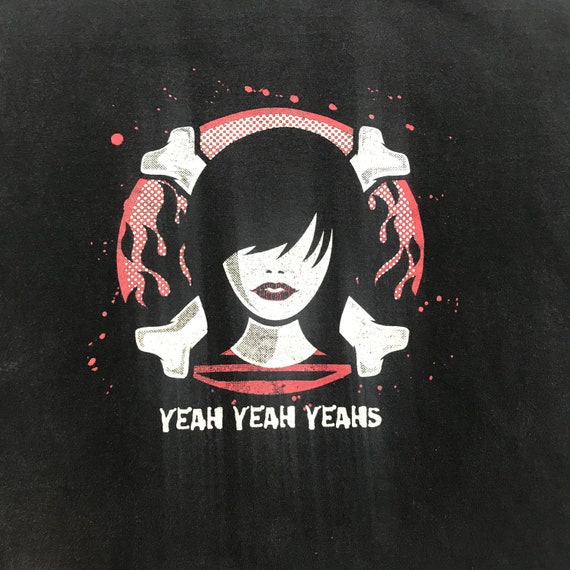 Vintage Yeah Yeah Yeahs tee shirt, garage rock, ye
