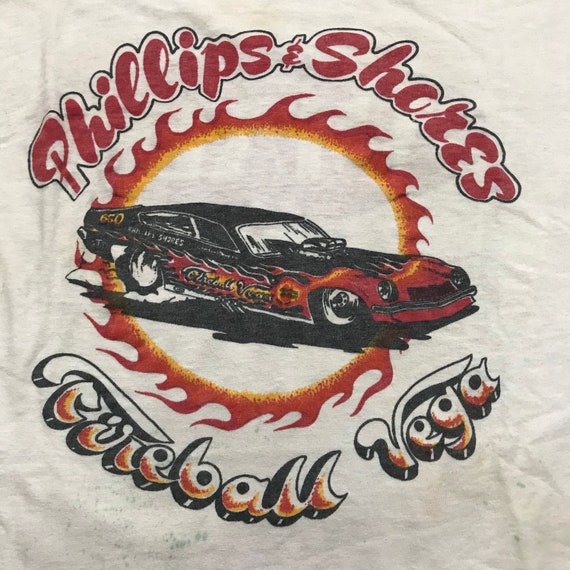 Vintage 70s, vintage ringer tee shirt, racing tee