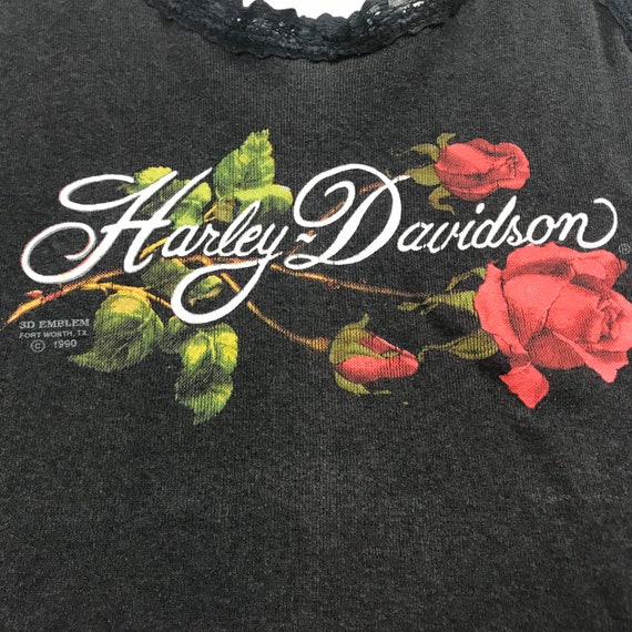 Vintage 90’s, 1990, 3D Emblem tank top, Harley Dav
