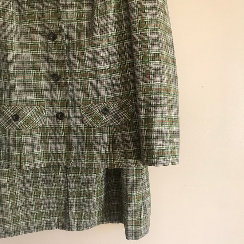70/'s womans Pendleton Blazer and skirt matching suite Vintage 60/'s