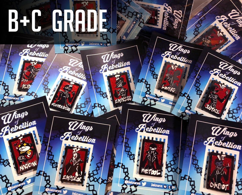 B+C Grade Persona 5 enamel pins P5