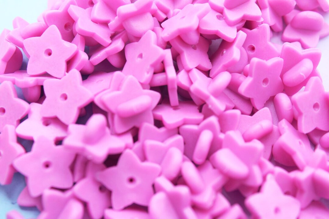 Pink Rubber Star Pin Backing - Etsy