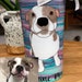 Awesome CUSTOM dog tumbler- picture tumbler with swirled background - personalized tumbler- stainless steel tumbler 