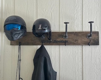 Soporte para casco de motocicleta personalizado Almacenamiento