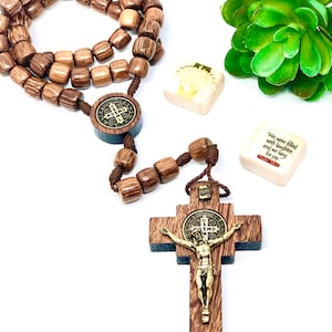 St Benedict Medal Rosary - for Home - Car Protection