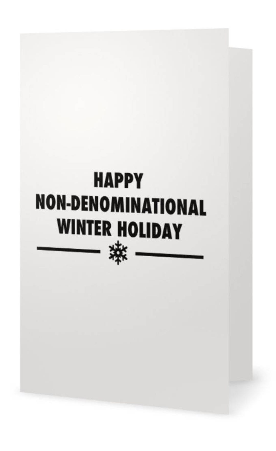 NonDenominational Winter Holiday Card Etsy Italia