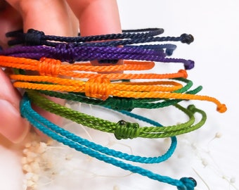 THICK ROPE | String Bracelet, Surfer Bracelet, Braided Bracelet, Rope Bracelet, String Bracelet, Unisex, Wedding Favor, Woven Bracelet