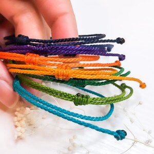 Thick string bracelets clearance