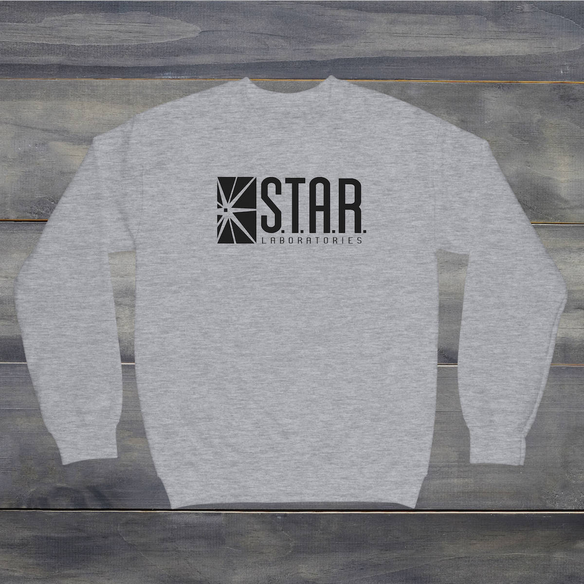 barry allen in star labs sweatshirt