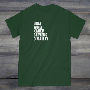 Greys Anatomy Shirt, Meredith Grey, Derek Shepherd, Greys Anatomy Gifts, Grey Sloan Memorial Hospital, Christina Yang