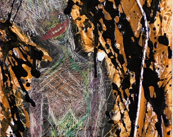 As LONG As YOU SMILE, painting 16in by 8in