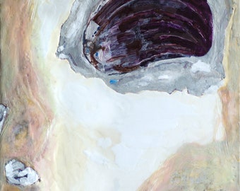 INSIDE A SEASHELL, painting 24inch by 18 inch