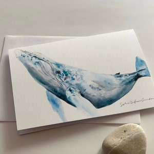 Carte de souhaits BALEINE À BOSSES
