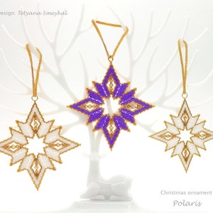 PDF instructions Christmas pendant Polaris