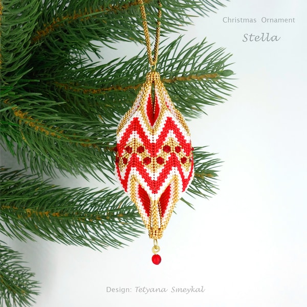 PDF instructions Christmas pendant Stella Variant B