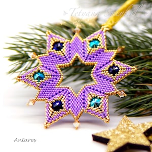 PDF instructions Christmas pendant Antares