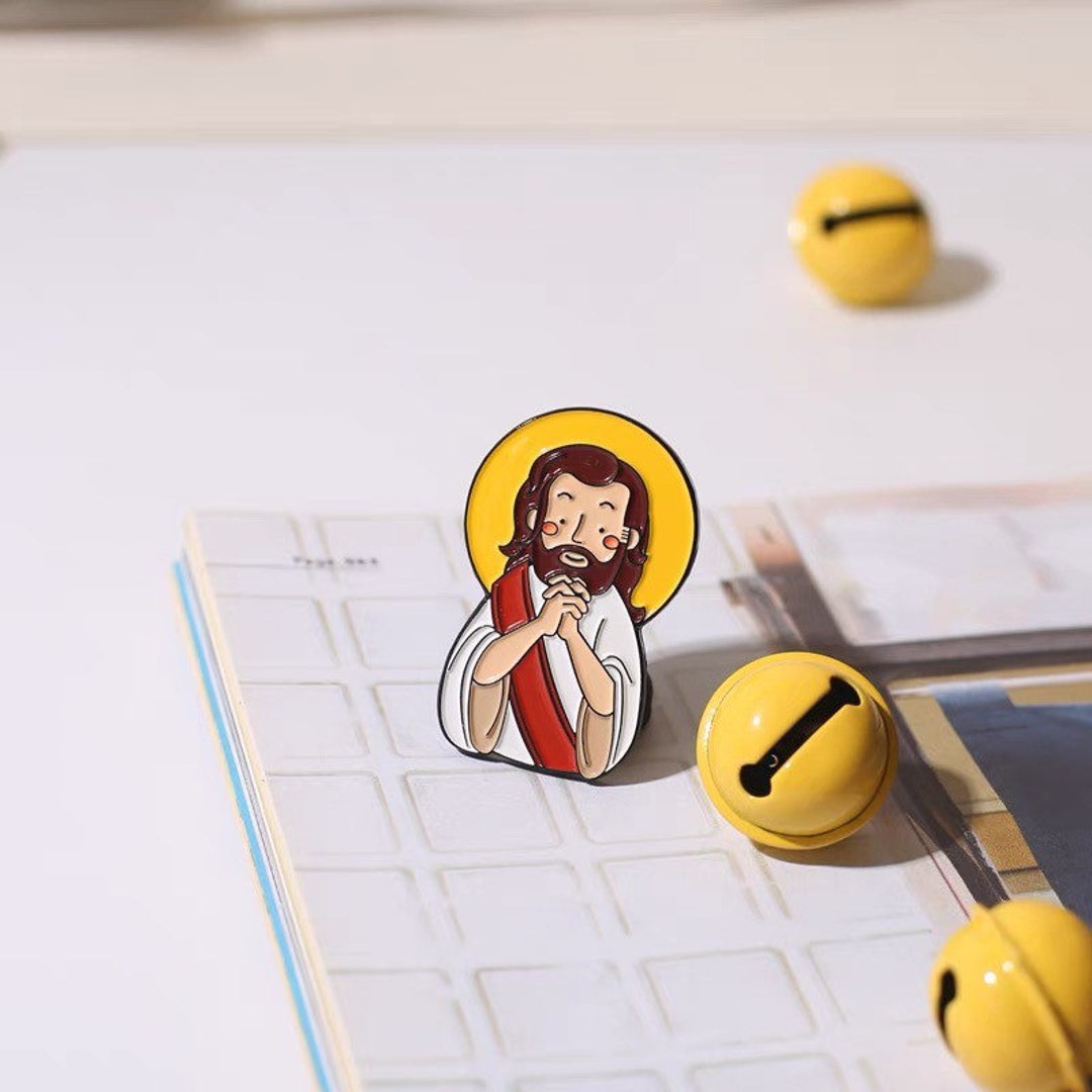 Jesus Pins-god Bless You Pins- Good Gift Pins-bag Pins-jacket Pins-hat ...