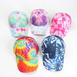 Tie dye Adjustable Snapback baseball hat/cap-Personalized women hat-Gift hat