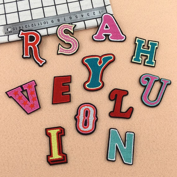Alphabet patches for best sale jackets