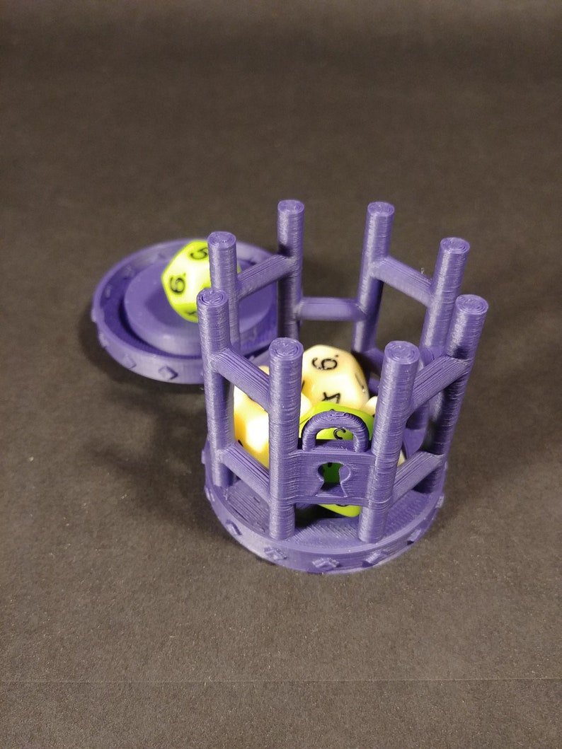 Dice Prison d20 dice box mtg 40k dnd dice box Etsy