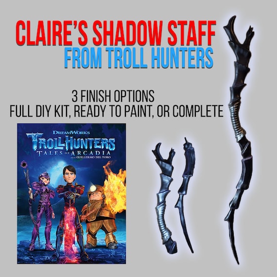 trollhunters shadow staff toy