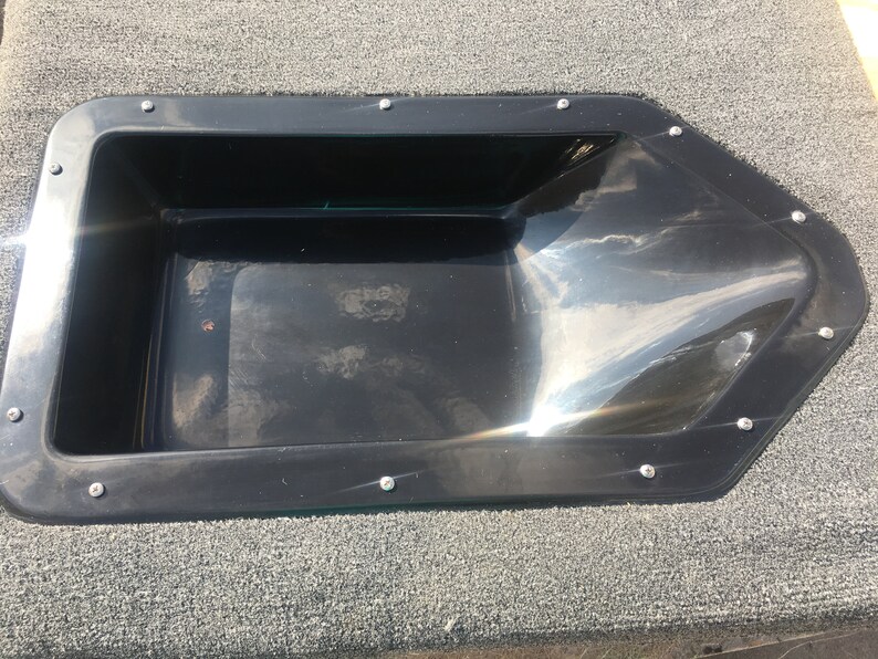 Recessed Trolling Motor Foot Pedal Box / With Drain Kit and Etsy