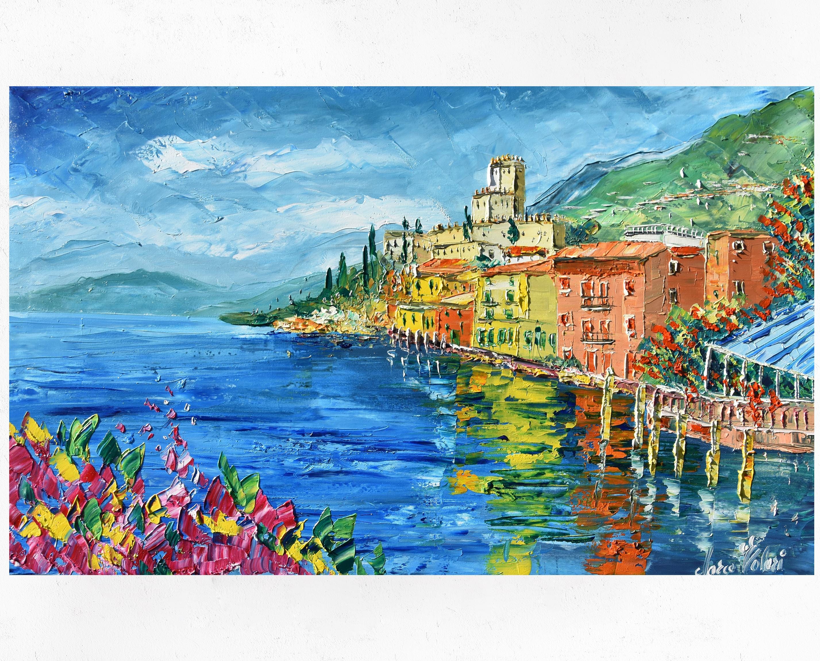 Marco Valeri 油彩画 Giochi di Luce Sicily Painting by Marco Valeri