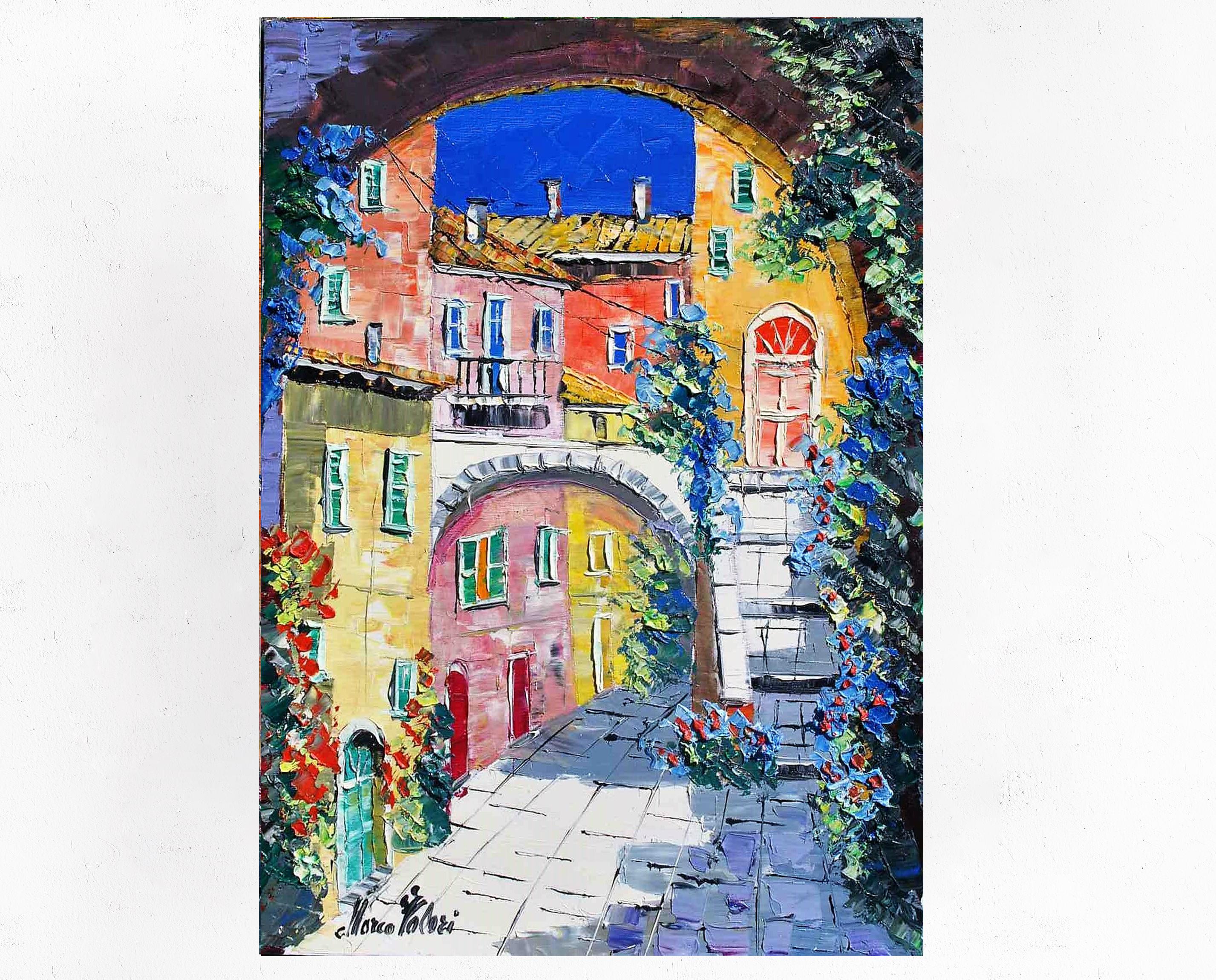 Marco Valeri 油彩画 Giochi di Luce MarcoValeriArt - Etsy