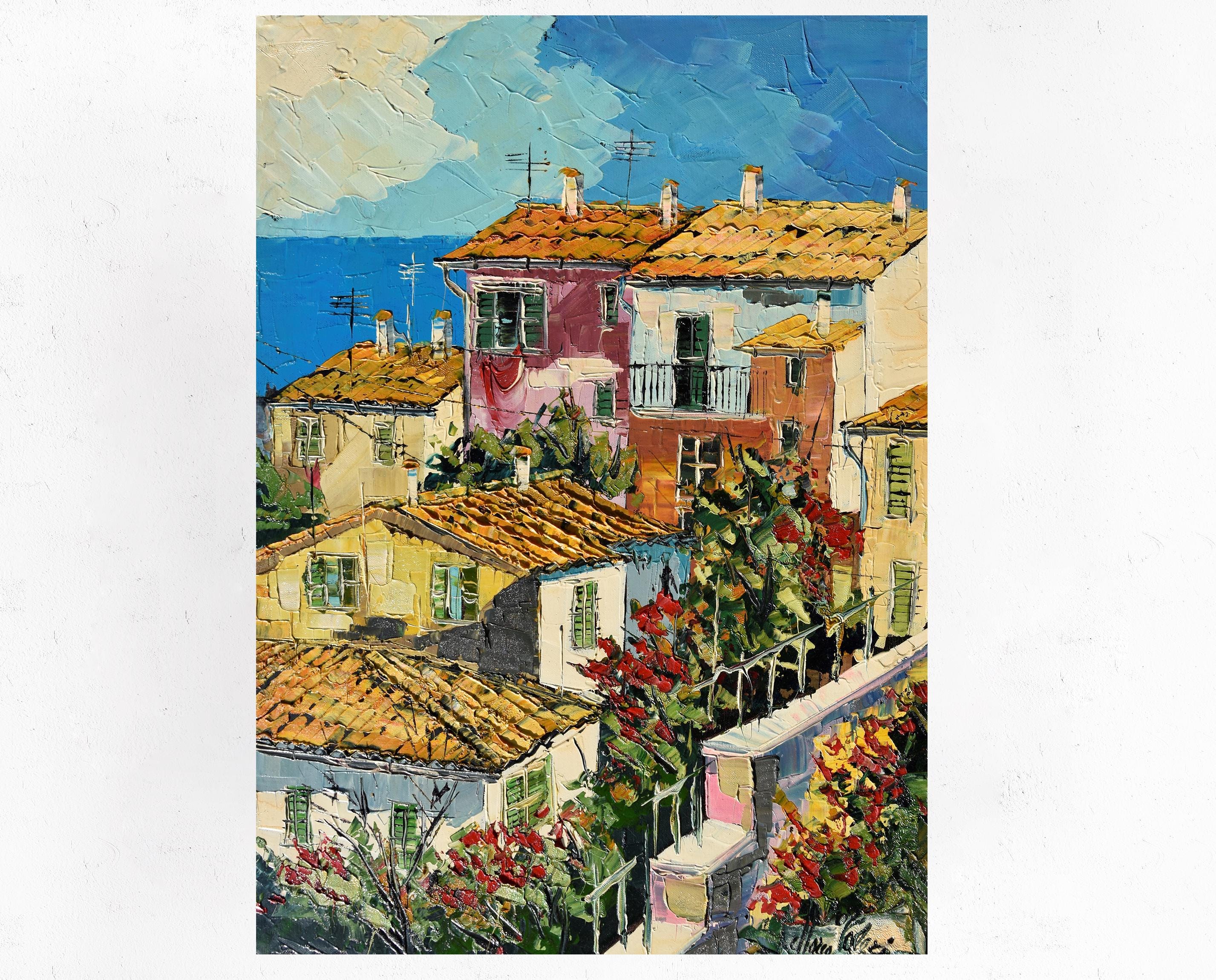Marco Valeri 油彩画 Giochi di Luce Marco Valeri 油彩画 Giochi di Luce Sicily Painting by Marco Valeri