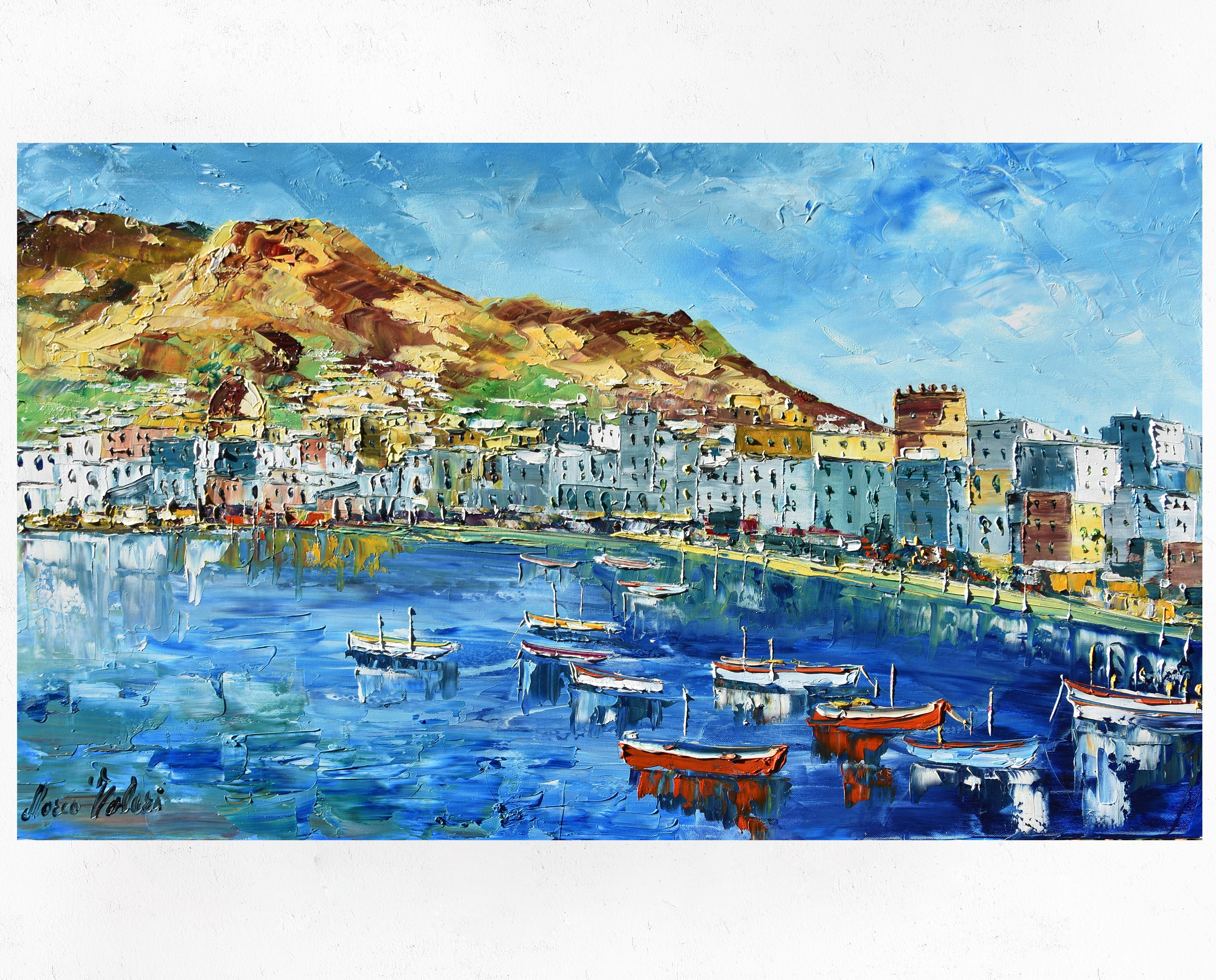 Marco Valeri 油彩画 Giochi di Luce Sicily Painting by Marco Valeri