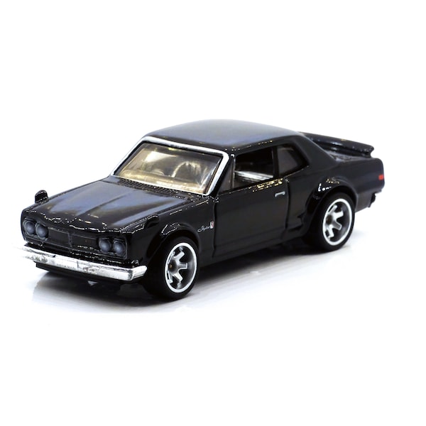 Custom Hot Wheels - Nissan Skyline H/T 2000 GTR (1971) - Black