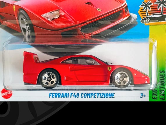 Hot Wheels - Ferrari F40 Competizione - Red - Etsy