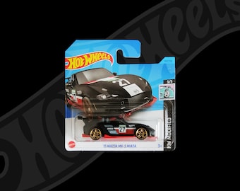 Hot Wheels 2022 Mazda MX-5 Miata (Highway 35 BLACK) 1:64 Scale Diecast Car - Radical Wrestlers Series 5/5 - View #6