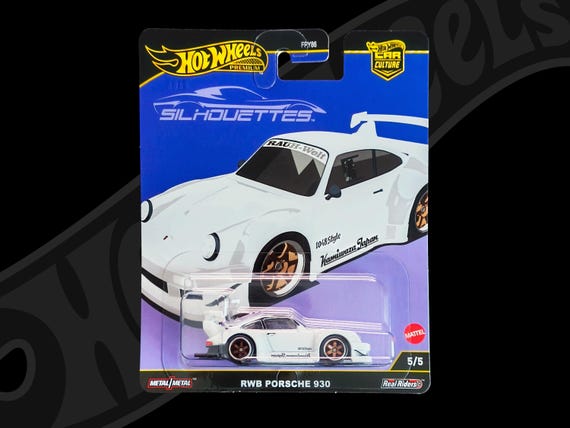 Hot Wheels Premium - RWB Porsche 930 Silhouettes - White - Etsy