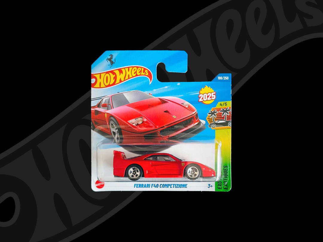 Hot Wheels - Ferrari F40 Competizione - Red - Etsy
