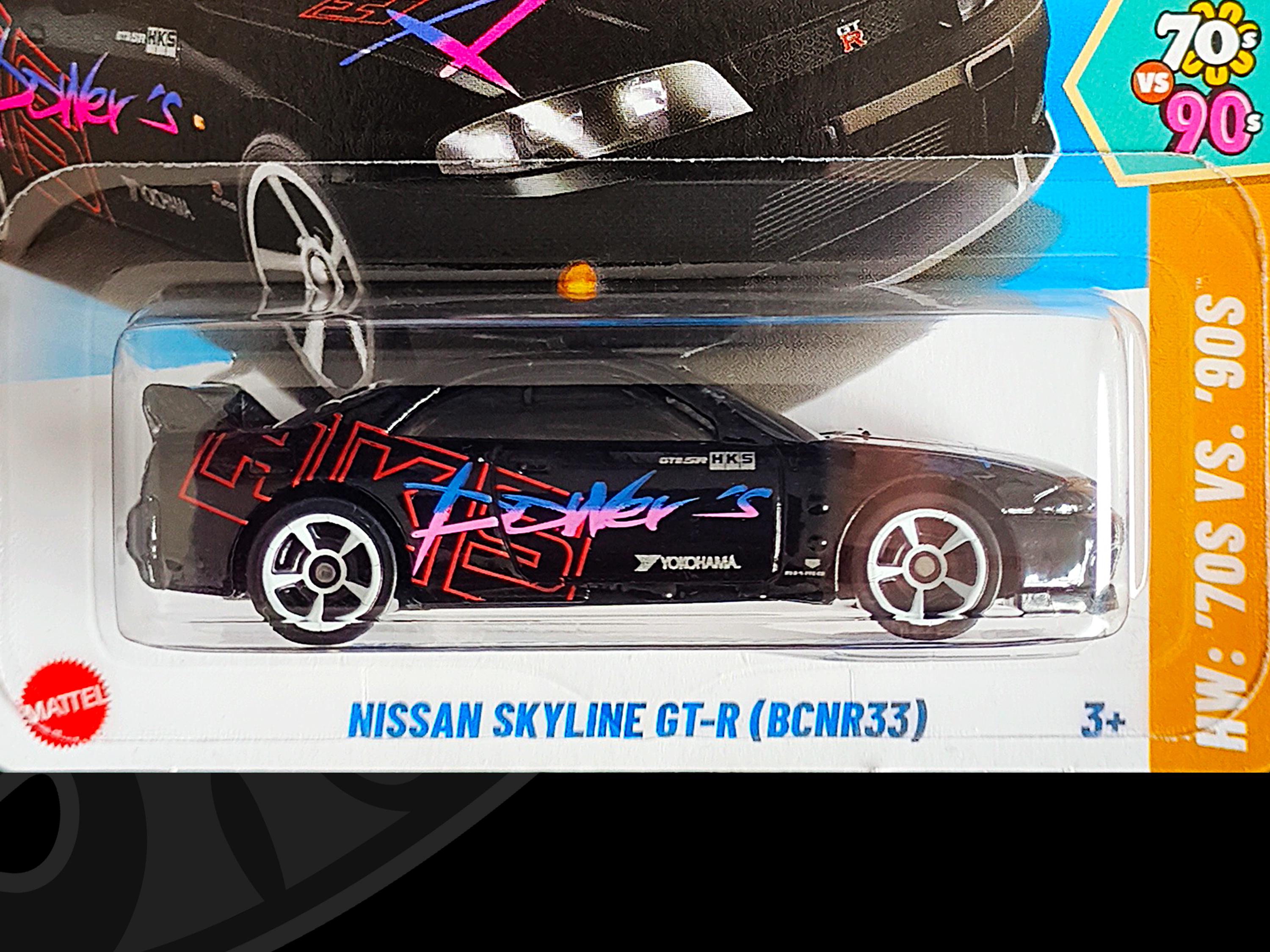 Hot Wheels - Nissan Skyline GT-R (BCNR33) - Black - Etsy UK