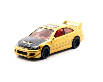 Custom Hot Wheels - Honda Civic Si - Gold