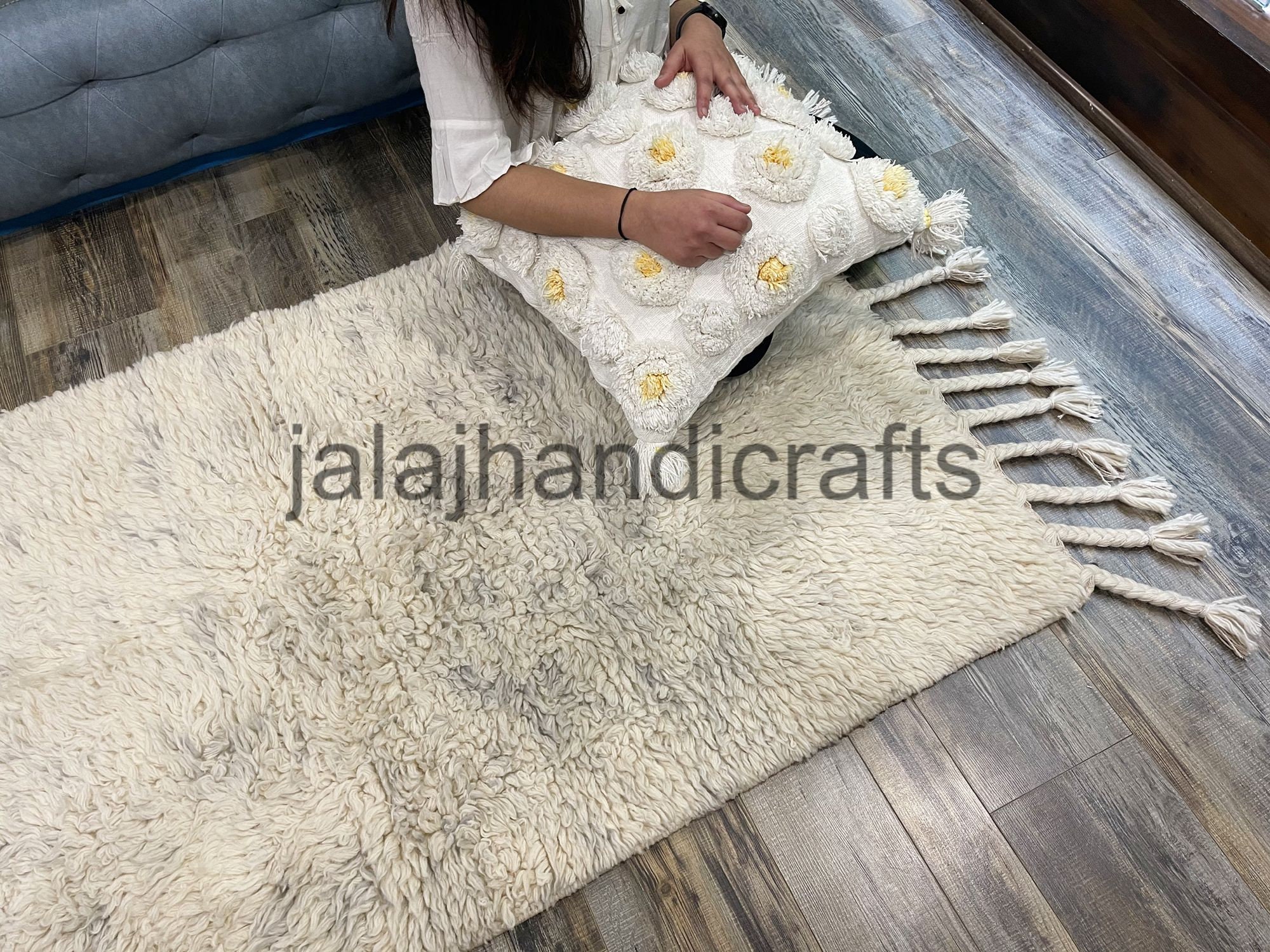 3x5.5 Feet Floor Area Rug Handmade by Indian Area Carpet Rug Etsy