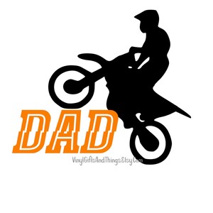 Custom Moto Mom Bike Decal-custom Moto Dad Bike Decal- Custom Motocross ...