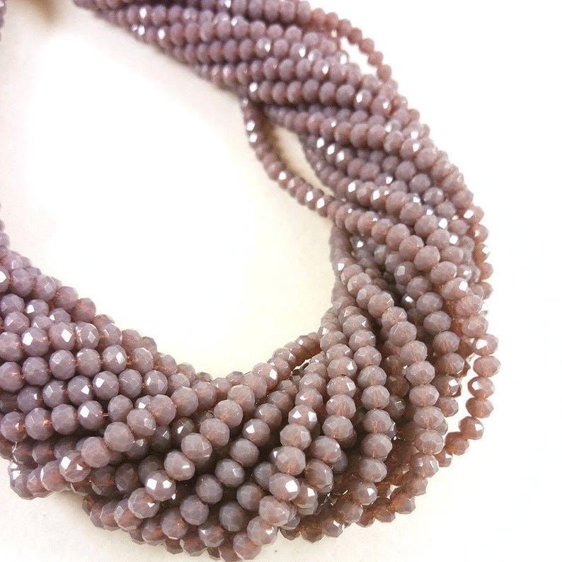 Chrysocolla Beads Rondelle Semiprecious Wholesale Gemstone Beads A 35 cm Strand 3-4 mm Grade