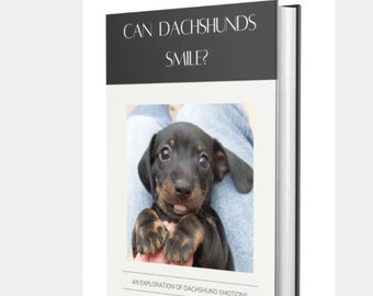 Can dachshund smile? g ift for dog lovers, gifted mom dog