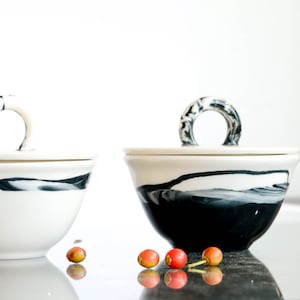 Salt Cellar with Lid, Salt Pinch Bowl, Salt Pig, Chef Gift, Kitchen Gifts, Salt Pot, Salt Pepper Cellars, Spice Cellar, black kitchen