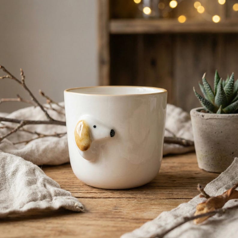Personalized Dachshund Coffee Mug - Custom Weiner Dog Gift - Unique Present for Dog Lovers, Owners & Moms, Dackel, Pottery porcelain image 3