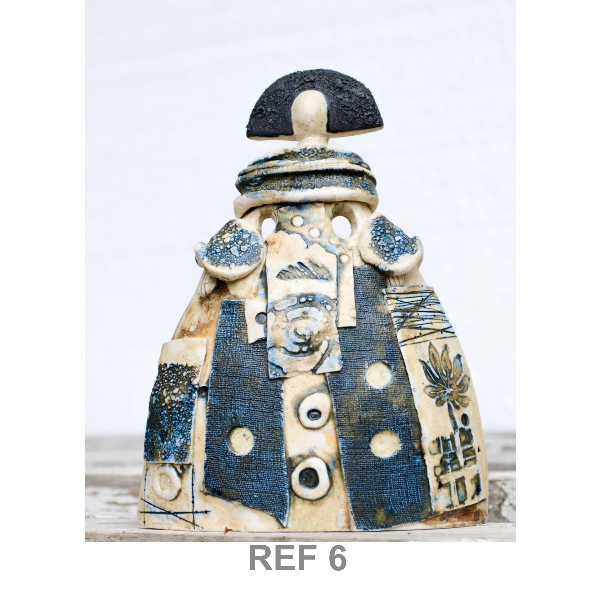 Sculpture Figurative En Céramique D'art, Menina, Nouvelles Idées De Cadeau Pour La Maison Maman, Oeuvre D'art Texturée, Art Sculpture Argile