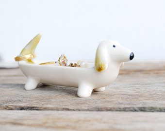 Dachshund Tray, Funny Hot Dogs Serving Tray Candy Dish Dachshund Dinner Plate, Home Decor Cute Shaped Sandwiches Puppy Dinnerplate, Dachshund Lovers Gifts (A