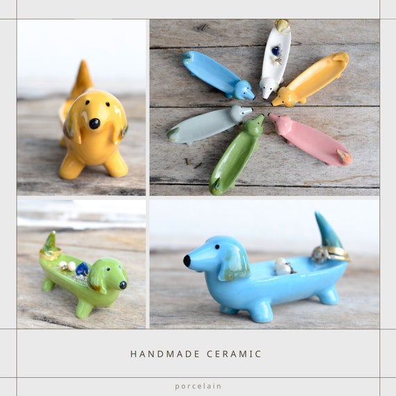 Dachshund desk accessories top