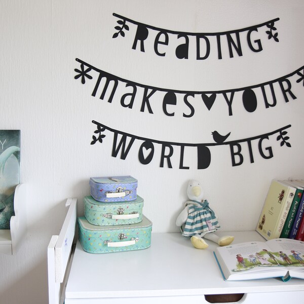 Custom black alphabet garland Name banner Personalised alphabet banner Name garland Child room decor Letters on wall Scandi kids decorations