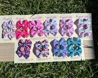 Adorable 3 Inch Bows for any occasion, Birthday Gift, Back to School
